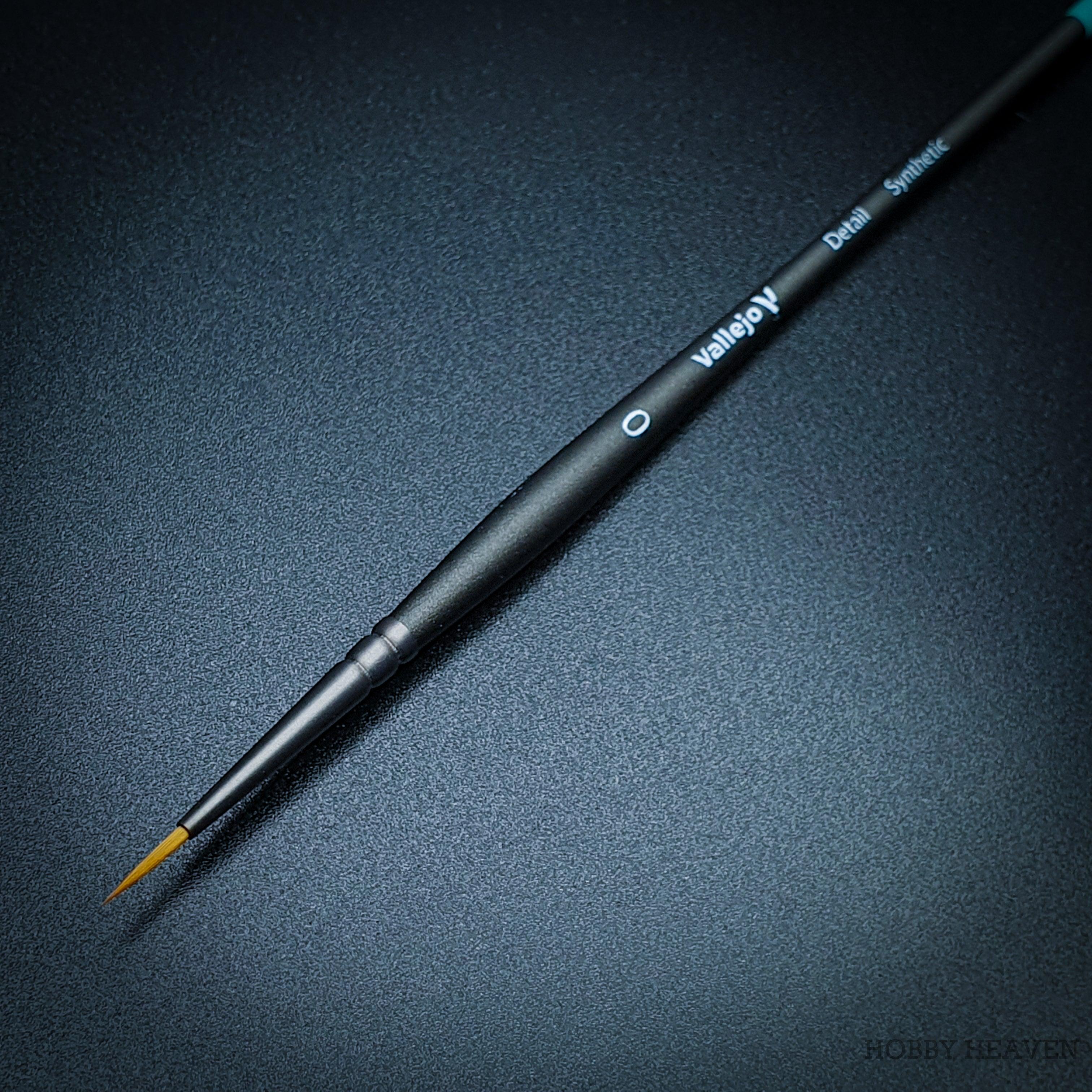 Vallejo Detail Synthetic Round Brush Series Singles Full Range - Hobby Heaven