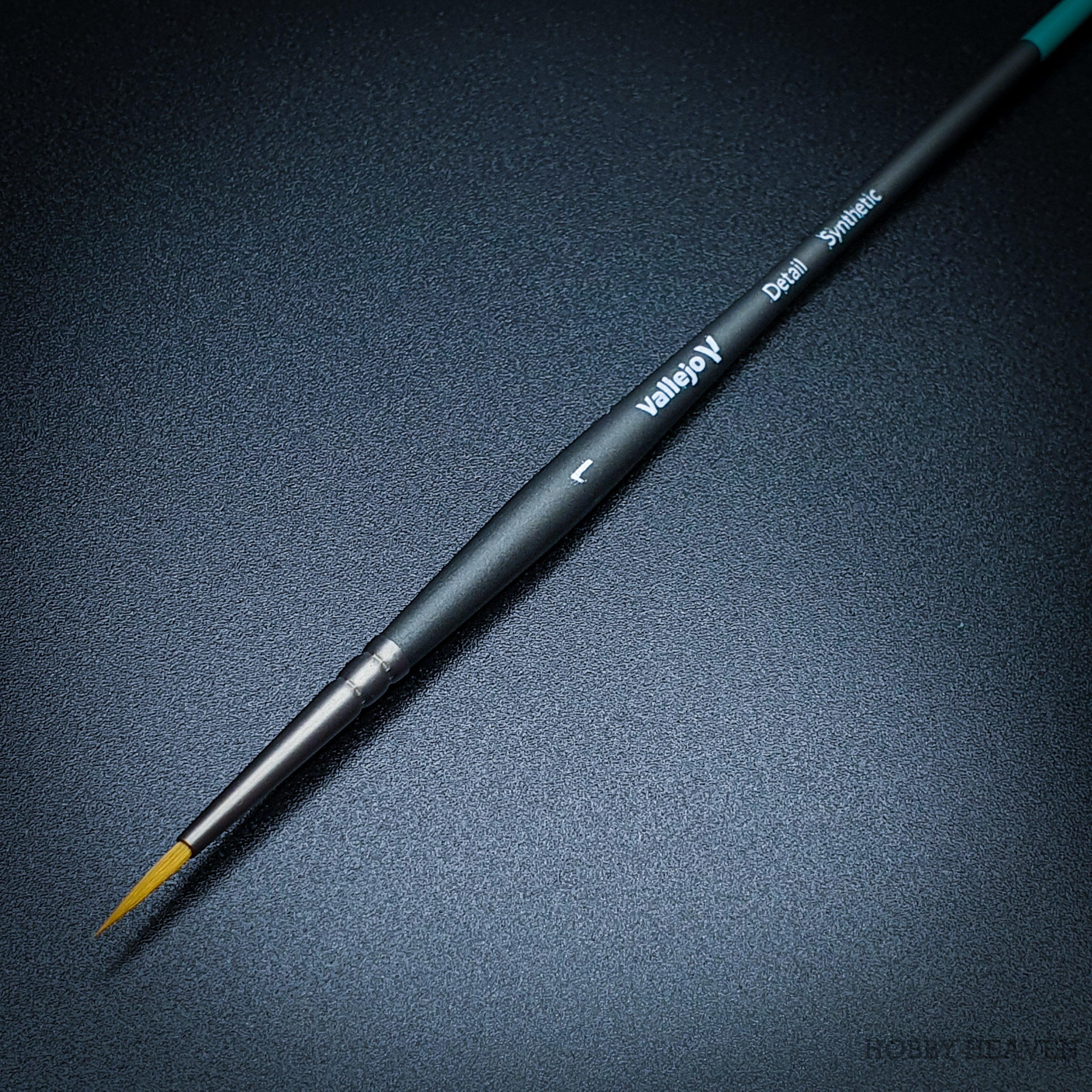 Vallejo Detail Synthetic Round Brush Series Singles Full Range - Hobby Heaven