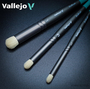 Vallejo Dry Brush Series Brushes and Set Range - Hobby Heaven