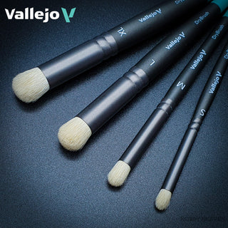 Vallejo Dry Brush Series Brushes and Set Range - Hobby Heaven