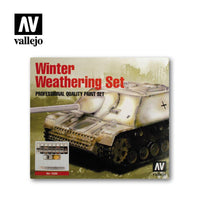 Vallejo Effects Color Paint Set Winter Weathering 9pcs VAL72220 - Hobby Heaven