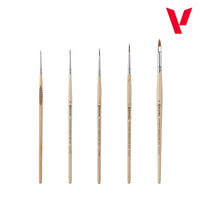 Vallejo Escoda Ultimate Miniature Set 72206 Game Color Paint & Kolinsky Brush Set
