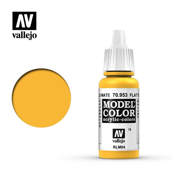 Vallejo Flat Yellow Model Color 70.953 - Hobby Heaven