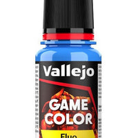 Vallejo Fluo - Fluorescent Blue Game Color 17ml 72.160 - Hobby Heaven