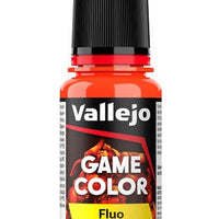 Vallejo Fluo - Fluorescent Orange Game Color 17ml 72.156 - Hobby Heaven