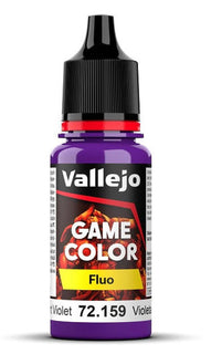 Vallejo Fluo - Fluorescent Violet Game Color 17ml 72.159 - Hobby Heaven