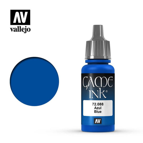 Vallejo Game Ink - Blue Game Color 17ml 72.088 - Hobby Heaven