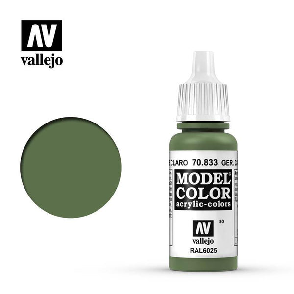 Vallejo German Cam. Bright Green Model Color 17ml 70.833 - Hobby Heaven