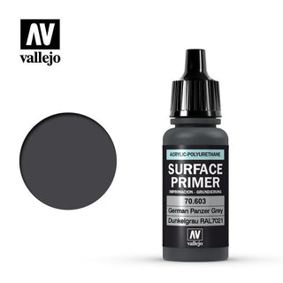 Vallejo German Panzer Grey (RAL 7021) Surface Primer 17ml Polyurethane VAL70603 - Hobby Heaven