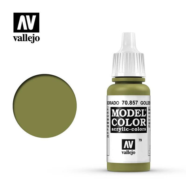 Vallejo Golden Olive Model Color 17ml 70.857 - Hobby Heaven