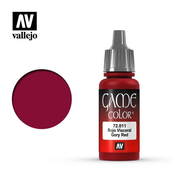 Vallejo Gory Red Game Color 17ml 72.011 - Hobby Heaven