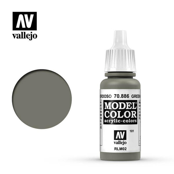 Vallejo Green Grey Model Color 70.886 - Hobby Heaven