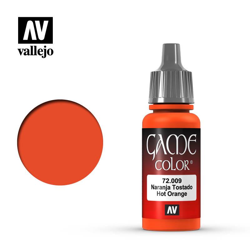 Vallejo Hot Orange Game Color 17ml 72.009 - Hobby Heaven