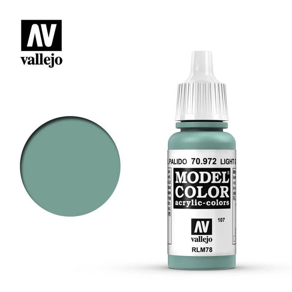 Vallejo Light Green Blue Model Color 70.972 - Hobby Heaven