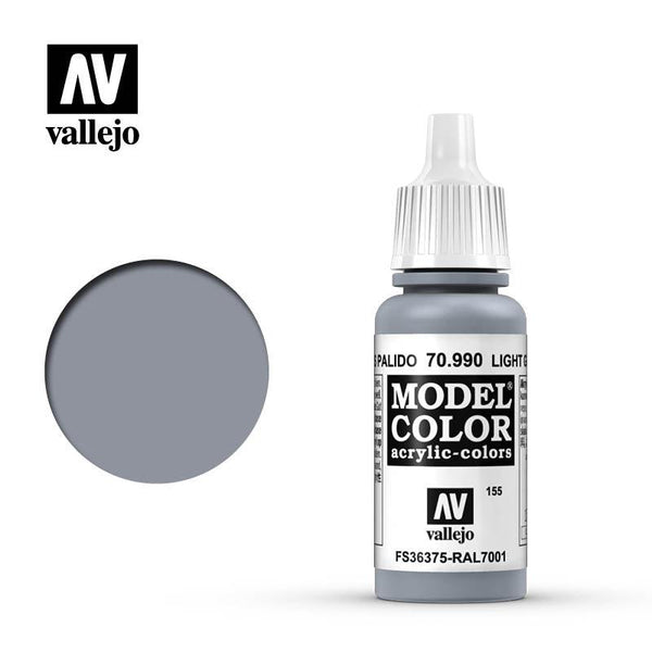 Vallejo Light Grey Model Color 70.990 - Hobby Heaven