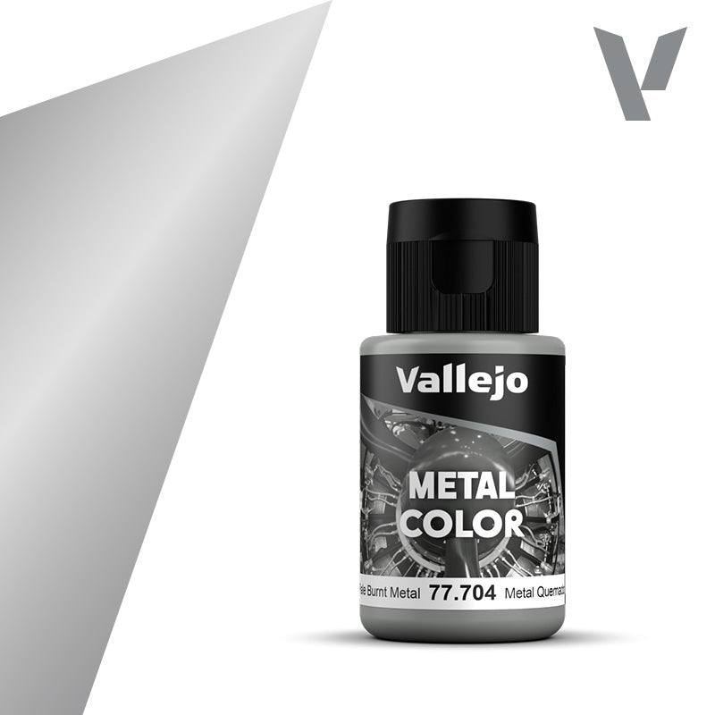 Vallejo Pale Burnt Metal 32ml Metal Color Paint VAL77704