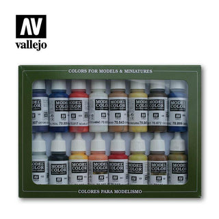 Vallejo Model Color Paint Set American Colonial 16 Paints VAL70147 - Hobby Heaven