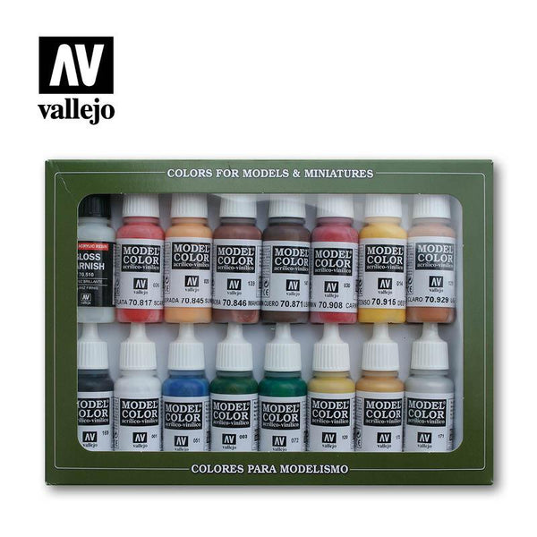 Vallejo Model Color Paint Set American Revolution 16 Paints VAL70148 - Hobby Heaven