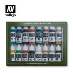 Vallejo Model Color Paint Set Medieval Colors 16 Paints VAL70142 - Hobby Heaven