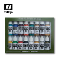 Vallejo Model Color Paint Set Medieval Colors 16 Paints VAL70142 - Hobby Heaven
