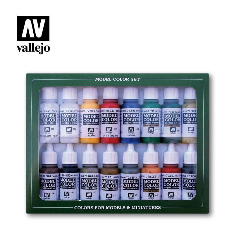 Vallejo Model Color Paint Set Napoleonic Colors French & British 1789-1815 16 Paints - Hobby Heaven