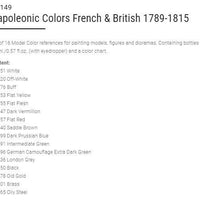 Vallejo Model Color Paint Set Napoleonic Colors French & British 1789-1815 16 Paints - Hobby Heaven