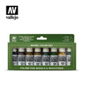 Vallejo Model Color Paint Set Panzer Colors 8 Paints VAL70108 - Hobby Heaven
