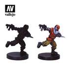 Vallejo Paint Set Combat Zone by Cyberpunk Red Exclusive “Nemo” mini 8 Paints + Miniature VAL72307 - Hobby Heaven