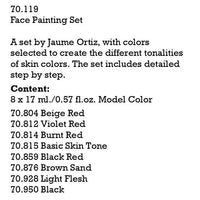 Vallejo Paint Set Face Painting 8 Paints Figure Color Series VAL70119 - Hobby Heaven