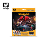 Vallejo Paint Set Nomads Infinity Paint Set 8 Paints + Miniature VAL70233 - Hobby Heaven