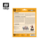 Vallejo Paint Set Nomads Infinity Paint Set 8 Paints + Miniature VAL70233 - Hobby Heaven