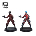 Vallejo Paint Set Nomads Infinity Paint Set 8 Paints + Miniature VAL70233 - Hobby Heaven