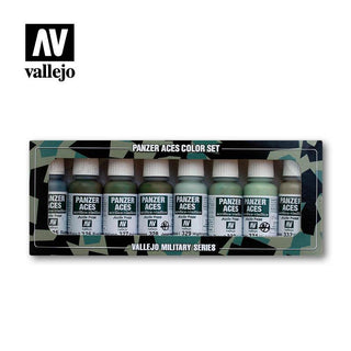 Vallejo Paint Set Russian, Italian & Japanese 8 Paints Panzer Aces Series VAL70127 - Hobby Heaven