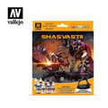 Vallejo Paint Set Shasvastii Infinity Paint Set 8 Paints + Miniature VAL70241 - Hobby Heaven