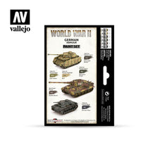 Vallejo Paint Set WWII Paint Set German Armour 6 Paints Wargames Color Series VAL70205 - Hobby Heaven
