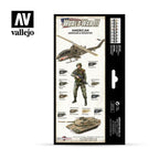Vallejo Paint Set WWIII Paint Set American Armour & Infantry 8 Paints Wargames Color Series VAL70220 - Hobby Heaven