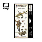Vallejo Paint Set WWIII Paint Set Soviet Armour & Infantry 8 Paints Wargames Color Series VAL70221 - Hobby Heaven