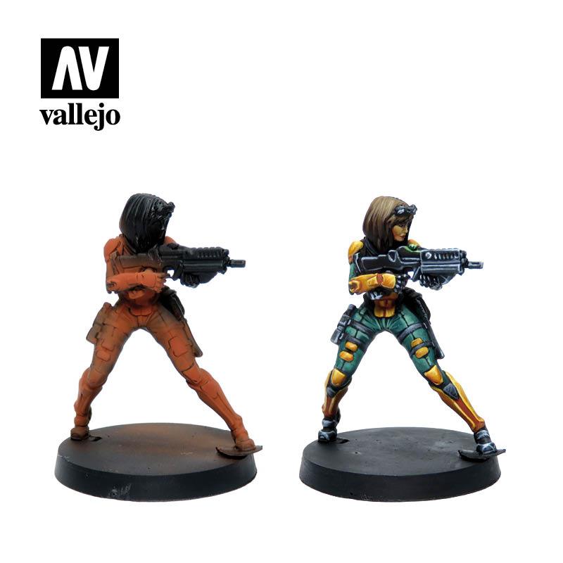 Vallejo Paint Set Yu Jing Infinity Paint Set 8 Paints + Miniature VAL70235 - Hobby Heaven