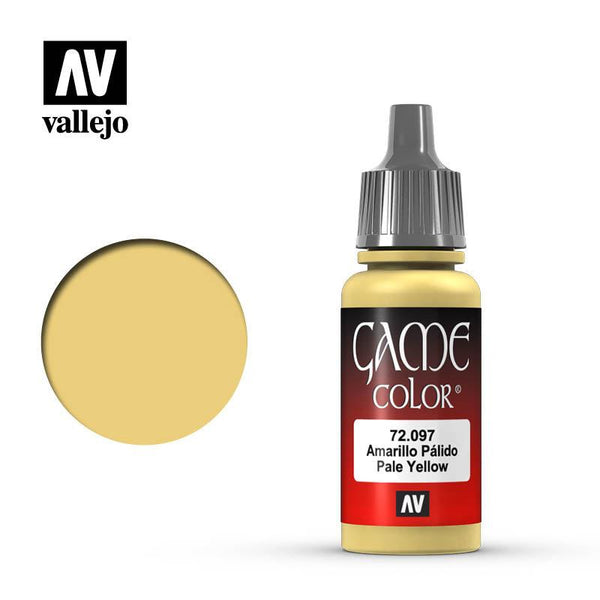Vallejo Pale Yellow Game Color 17ml 72.097 - Hobby Heaven