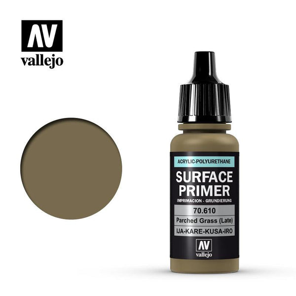 Vallejo Parched Grass (Late) Surface Primer 17ml Polyurethane VAL70610 - Hobby Heaven