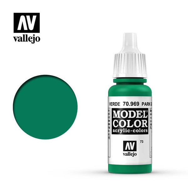 Vallejo Park Green Flat Model Color 70.969 - Hobby Heaven