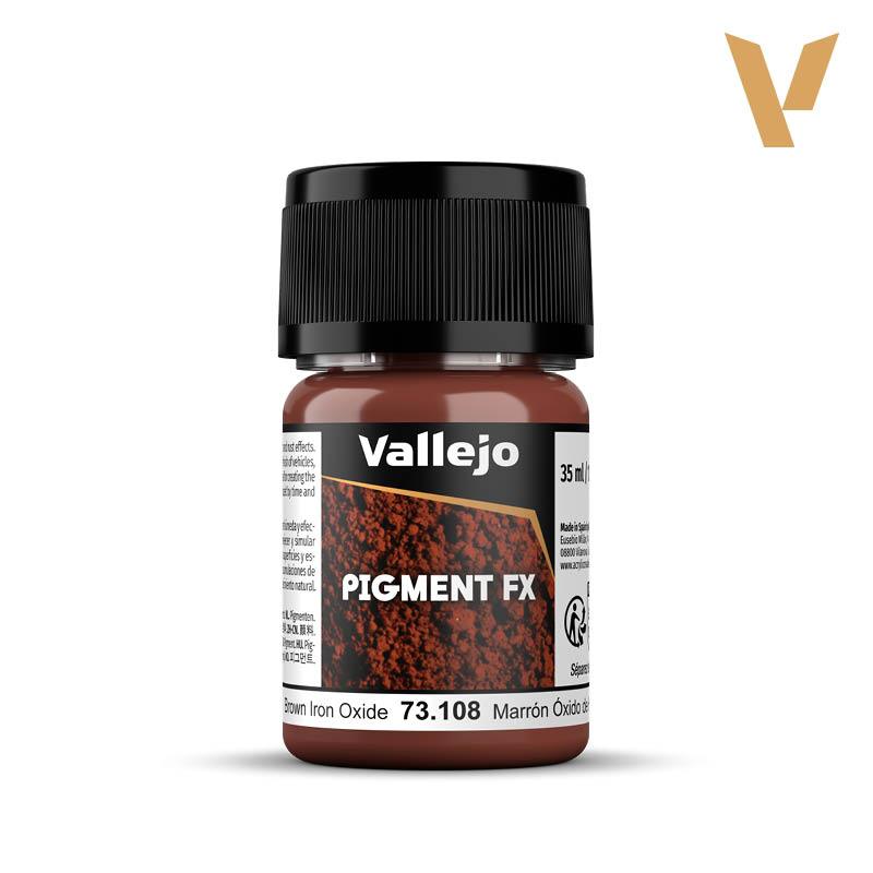 Vallejo Brown Iron Oxide 35ml Pigment Fx VAL73108