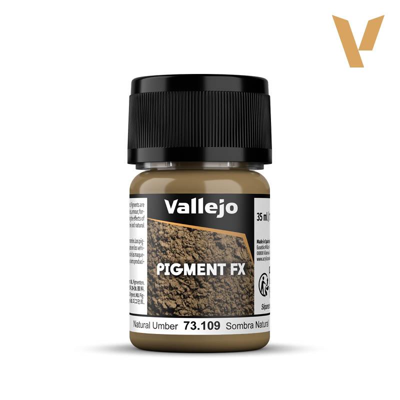 Vallejo  Natural Umber 35ml Pigment Fx VAL73109