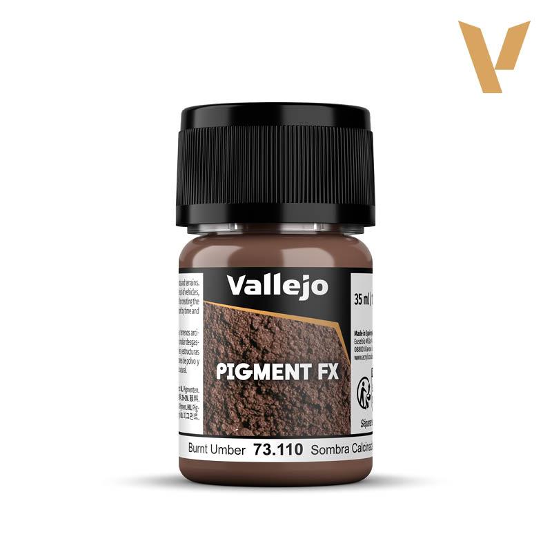 Vallejo Burnt Umber 35ml Pigment Fx VAL73110
