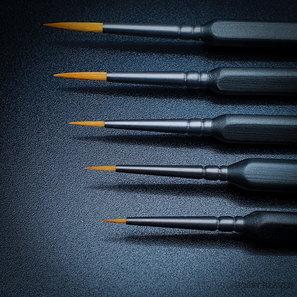 Vallejo Precision Round Brush Series Singles Full Range - Hobby Heaven