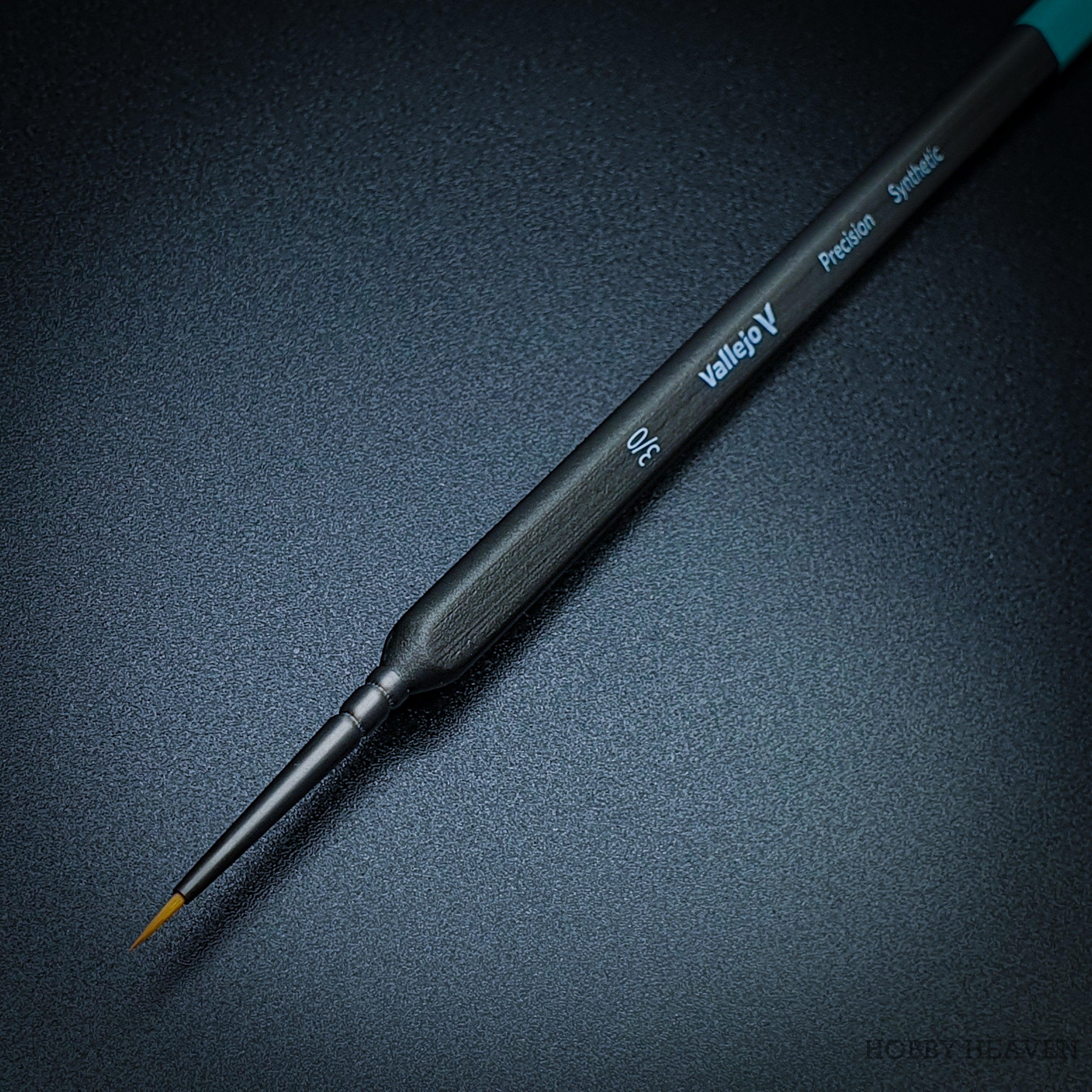 Vallejo Precision Round Brush Series Singles Full Range - Hobby Heaven
