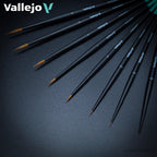 Vallejo ProModeler Round Brush Series Singles Full Range - Hobby Heaven