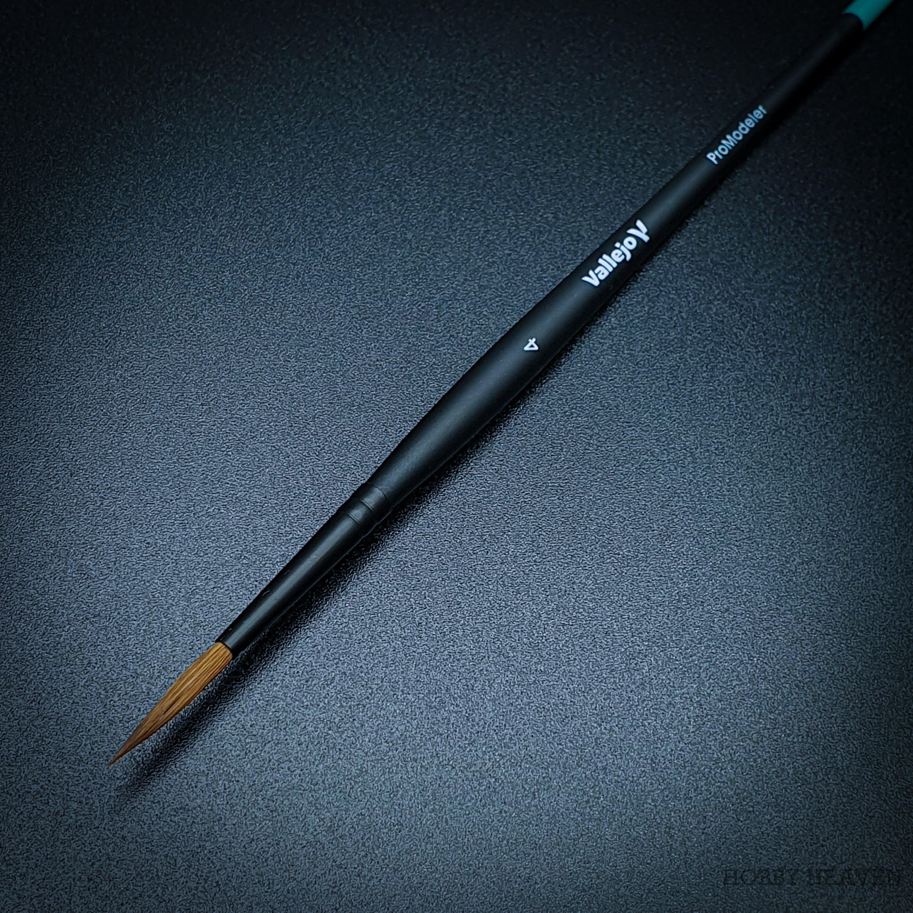 Vallejo ProModeler Round Brush Series Singles Full Range - Hobby Heaven