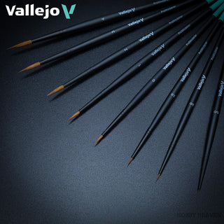 Vallejo ProModeler Round Brush Series Singles Full Range - Hobby Heaven