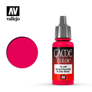 Vallejo Scarlett Blood Game Color 17ml 72.106 - Hobby Heaven